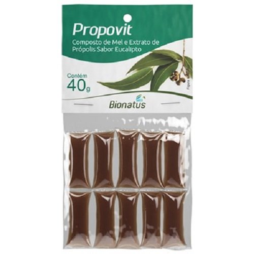 Mel com Própolis e Eucalipto em Sachê 40g