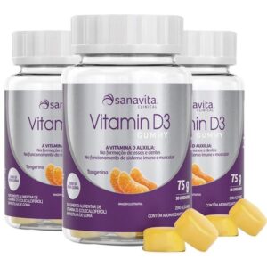 VITAMIN D3 GUMMY TANGERINA 30 unidades